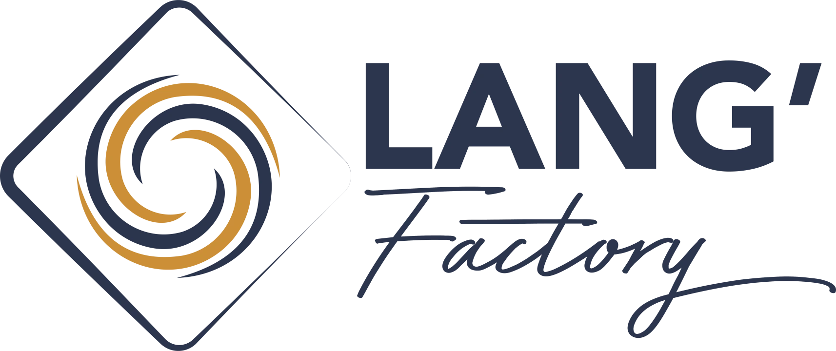 Lang-factory, logo horizontal